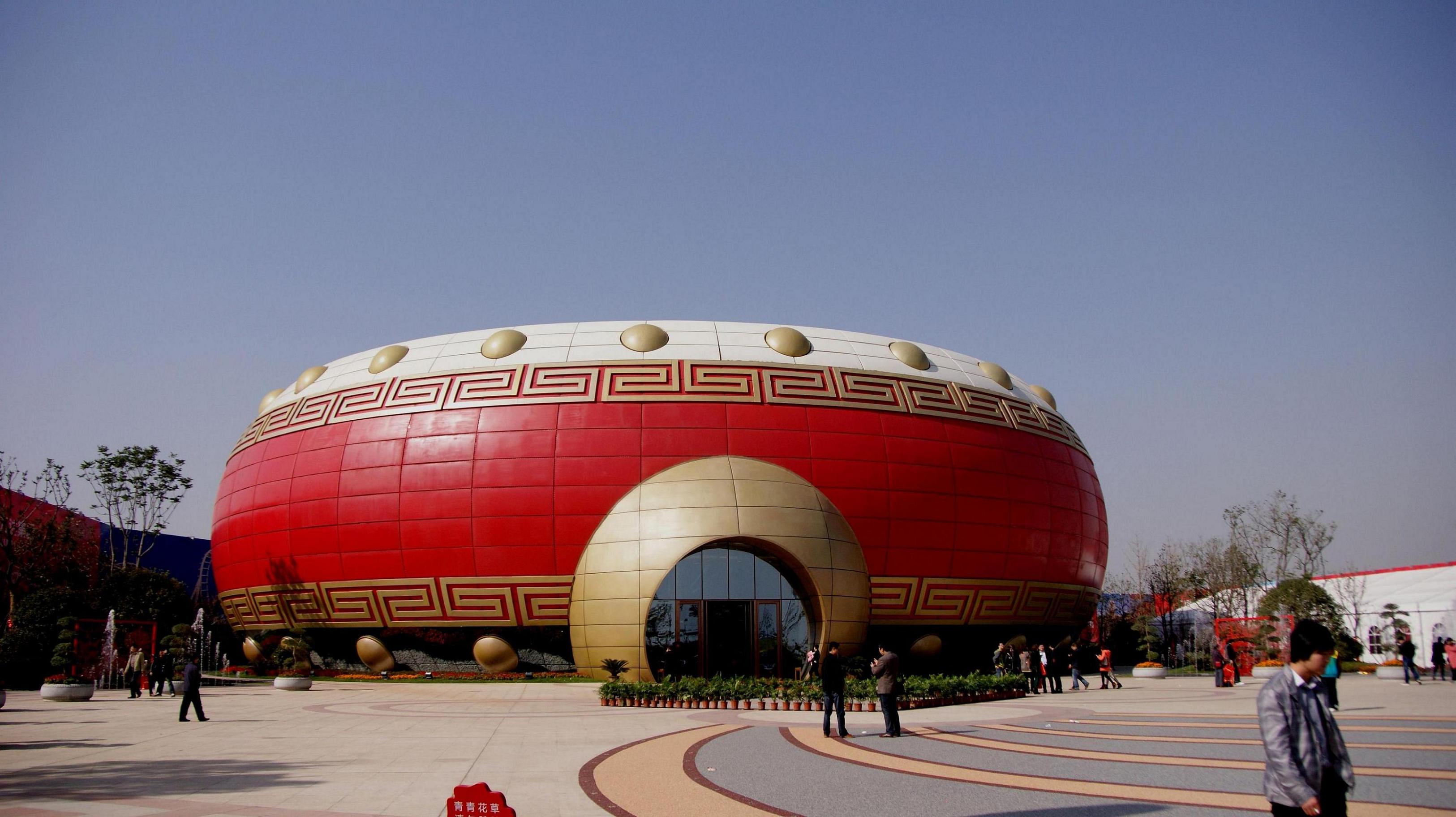 世界上最大鼓建筑,合肥万达广场