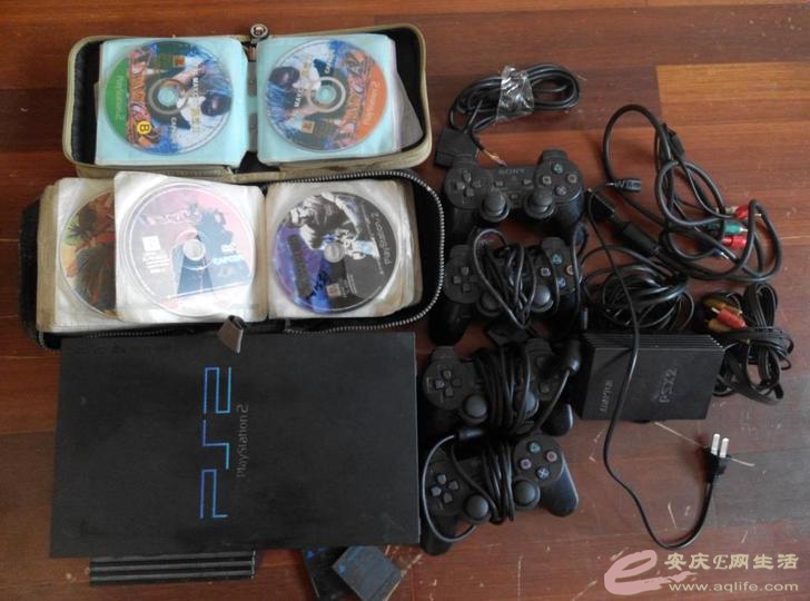 索尼ps2游戏机ps2 39007 配件多多 100个游戏